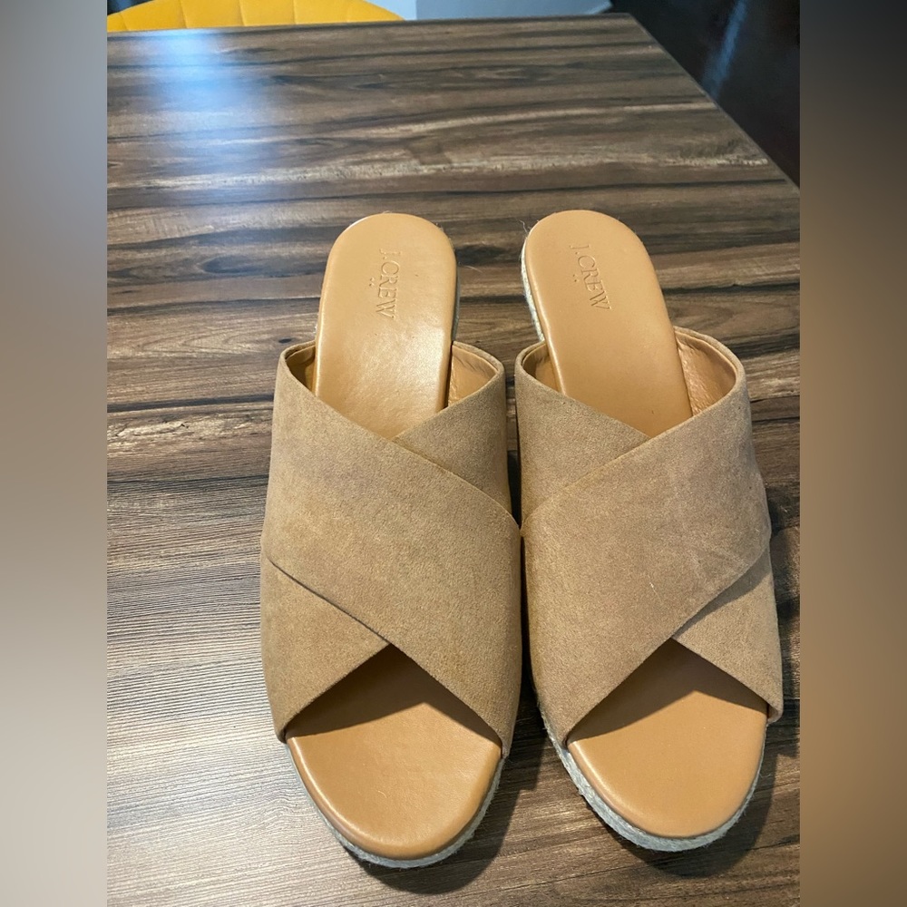 J. Crew Women’s Suede Wedge Size 11